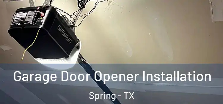  Garage Door Opener Installation Spring - TX