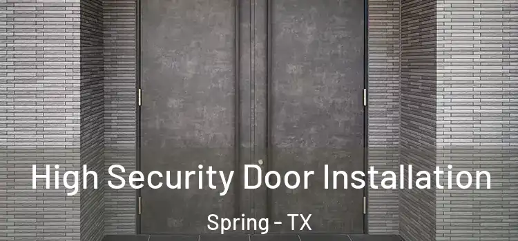 High Security Door Installation Spring - TX