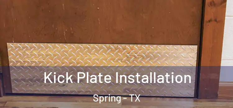 Kick Plate Installation Spring - TX